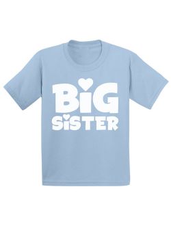Sister Collection Toddlers Shirts Gifts for Girls I'm Big Sister Shirt Big Sister Toddler Shirt Lovely T Shirts for Girls Girls Clothing Sis Tshirt for Kid