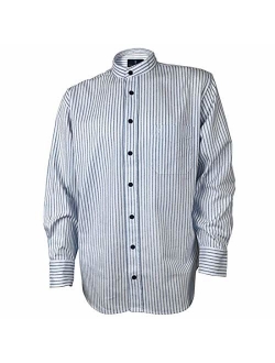 Traditional Irish Grandfather Collarless Shirts for Men