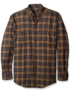 Arrow Men's Big and Tall Long Sleeve Hunting Plaid Flannel Shirt