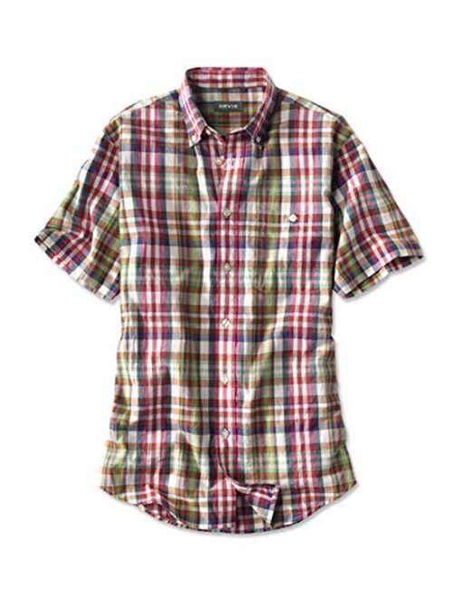 Orvis Men's Signature Madras Short-Sleeved Shirt