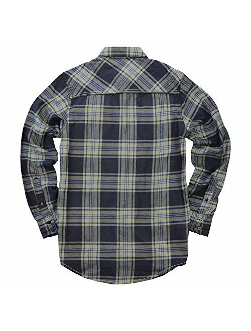 Men's Button Down Long Sleeve Flannel Shirt