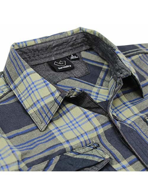 Men's Button Down Long Sleeve Flannel Shirt