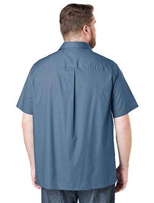 KingSize Men's Big and Tall Short-Sleeve Pocket Sport Shirt