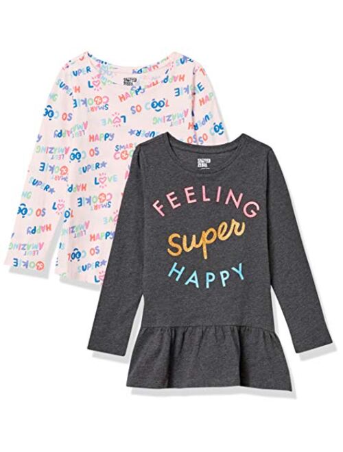 Amazon Brand - Spotted Zebra Girls Long-Sleeve Tunic T-Shirts