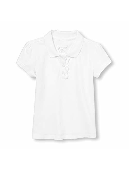 The Children's Place Girls' Toddler Short Sleeve Uniform Polo