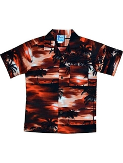 RJC Boy's Waimea Sunset Hawaiian Shirt