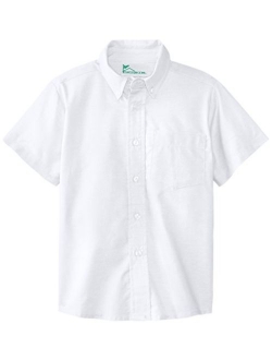 CLASSROOM Boys' Short Sleeve Oxford Shirt