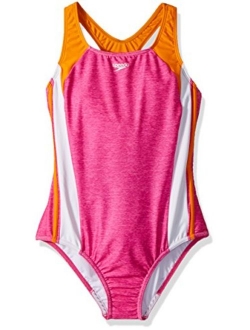 Girls One Piece Swimsuit Infinity Splice Thick Strap - Manufacturer Discontinued