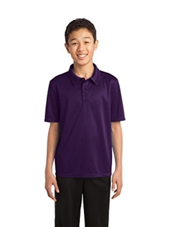 Port Authority Boys' Silk Touch Performance Polo