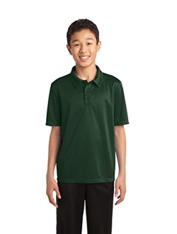 Port Authority Boys' Silk Touch Performance Polo