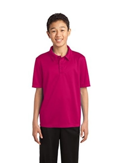 Port Authority Boys' Silk Touch Performance Polo