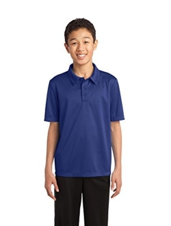 Port Authority Boys' Silk Touch Performance Polo