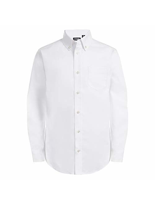 Chaps Boys' Big Long Sleeve Oxford Button-Down Dress Shirt