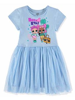 L.O.L. Surprise! Girls Short Sleeve Glitter Tulle Tutu Dress