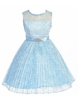 iGirlDress Little Girls Lace Special Occasion Dress Sizes 2-20