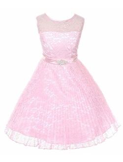 iGirlDress Little Girls Lace Special Occasion Dress Sizes 2-20