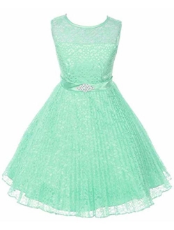 iGirlDress Little Girls Lace Special Occasion Dress Sizes 2-20