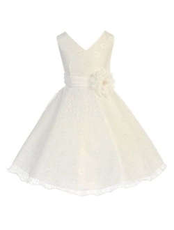 iGirlDress Little Girls Lace Special Occasion Dress Sizes 2-20