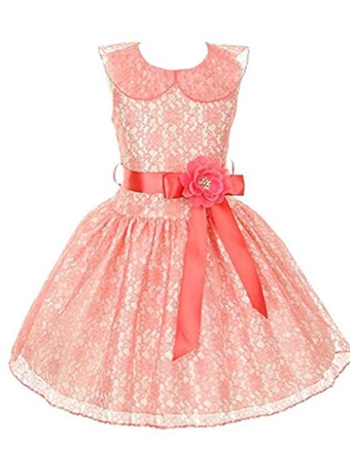 iGirlDress Little Girls Lace Special Occasion Dress Sizes 2-20