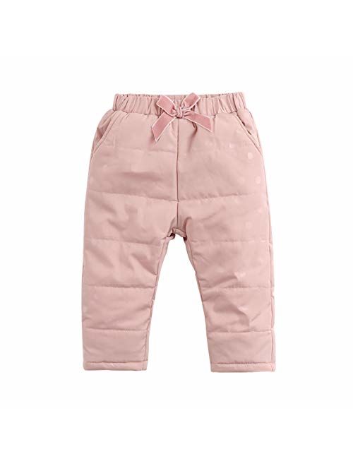 marc janie Boys Girls' Thick Fleece Lined Pants Baby Toddler Pants