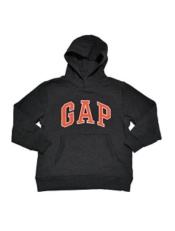 Boys Fleece Arch Logo Pullover Hoodie