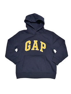 Boys Fleece Arch Logo Pullover Hoodie