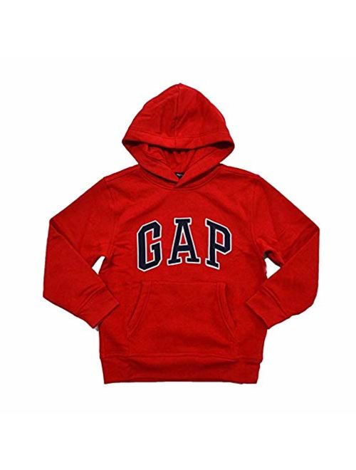 GAP Boys Fleece Arch Logo Pullover Hoodie