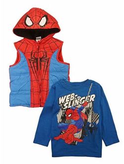 Little Boys' Spider-Man 2 Piece Vest Set