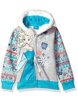 Girls' Elsa Frozen Zip Up Hoodie