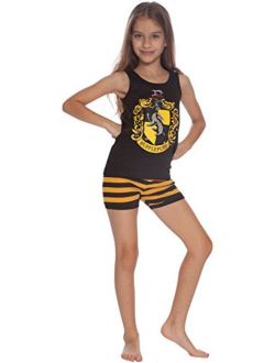 Harry Potter Girls Gryffindor House Crest Tank Top and Short Pajama 2pc Set