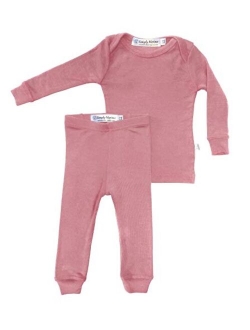 Merino Wool Kids Pajama Set. Thermal Underwear Base Layer PJ Unisex.