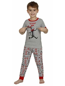 Boys Dr. Seuss Thing 1 & Thing 2" Double Trouble Cotton Pajamas