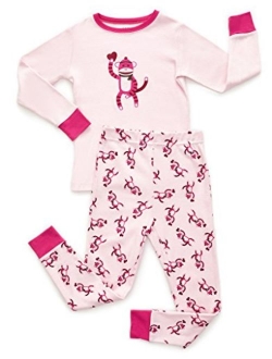 Kids & Toddler Horse Bird Girls Pajamas 2 Piece Pjs Set 100% Cotton Sleepwear (12 Months-14 Years)