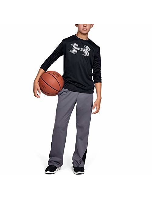 Under Armour boys Tech Big Logo Long Sleeve T-Shirt