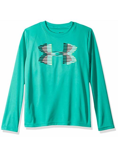 Under Armour boys Tech Big Logo Long Sleeve T-Shirt