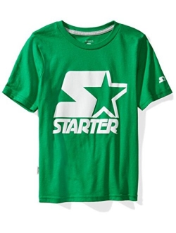 Starter Boys' Short Sleeve Logo T-Shirt, Amazon Exclusive