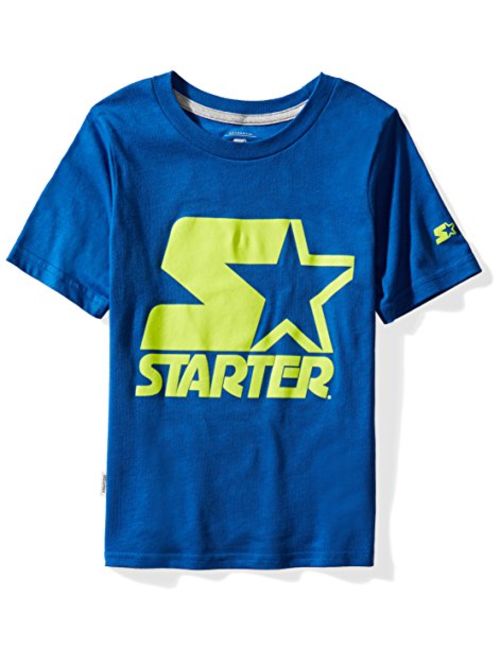 Starter Boys' Short Sleeve Logo T-Shirt, Amazon Exclusive