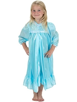 Laura Dare Big Girls Long Sleeve Traditional Peignoir Set, (8-14)