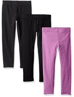 Clementine Apparel Soft Stretch Athletic Sport Pant Leggings 3 Pack