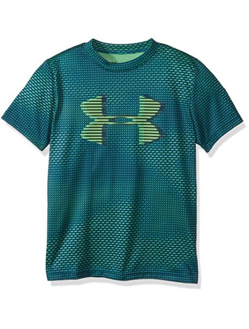 Under Armour Boys tech Big Logo Printed tee