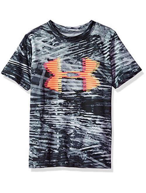 Under Armour Boys tech Big Logo Printed tee