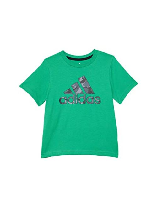 adidas Boys' Short Sleeve Cotton Jersey Graphic T-Shirt