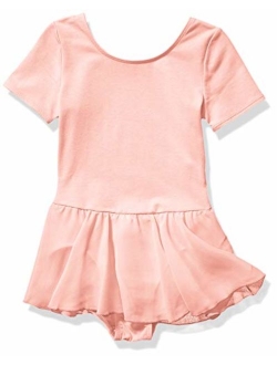 Girl's Short-Sleeve Leotard Dance Dress