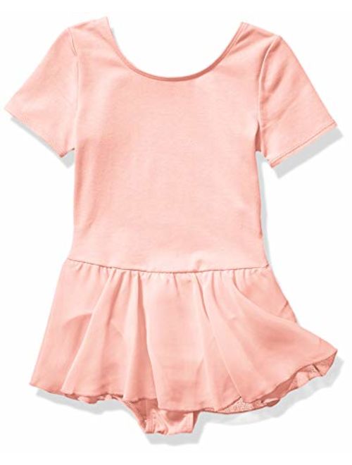 Amazon Essentials Girl's Short-Sleeve Leotard Dance Dress