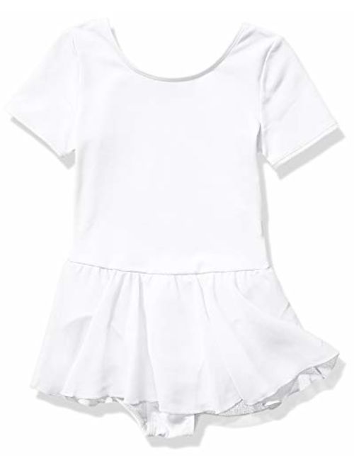 Amazon Essentials Girl's Short-Sleeve Leotard Dance Dress