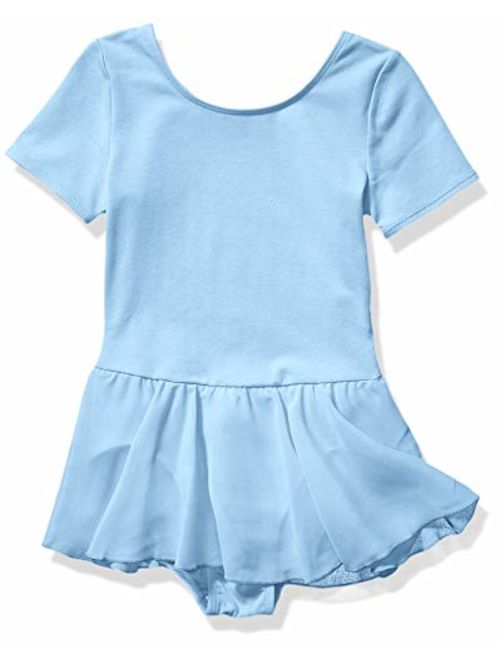 Amazon Essentials Girl's Short-Sleeve Leotard Dance Dress