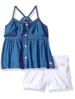 Girls' Fashion Top and Short Set