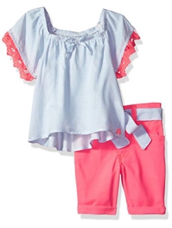 Girls' Fashion Top and Short Set