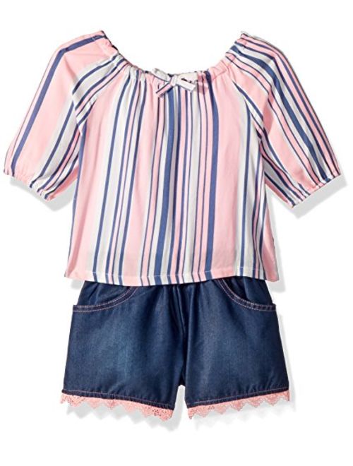 Limited Too Girls' Fashion Top and Short Set