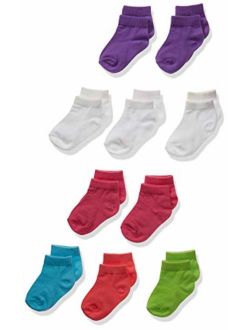 Girls' Toddler Ankle Socks 10-Pack